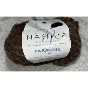 Nashua Handknits Paradise Skein , Wool , Baby Alpaca‎ , Nylon 1.75 Oz Mocha